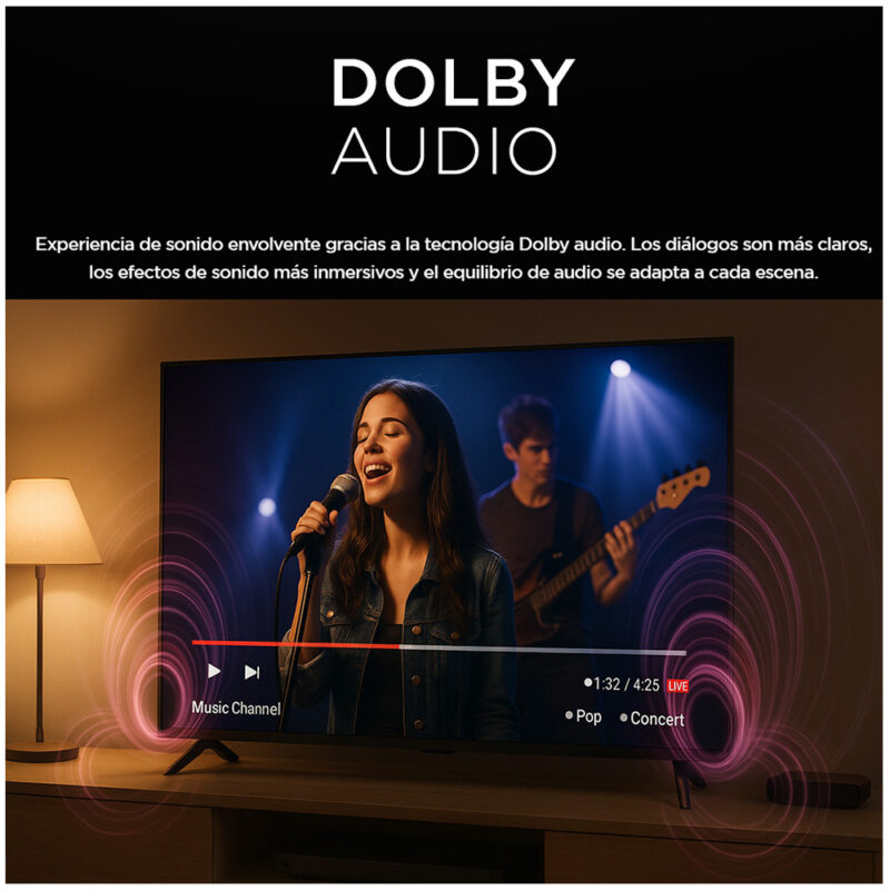 Smart TV 43” FHD ROKU