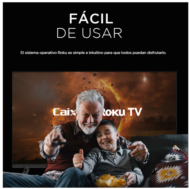 Smart TV 50” UHD ROKU