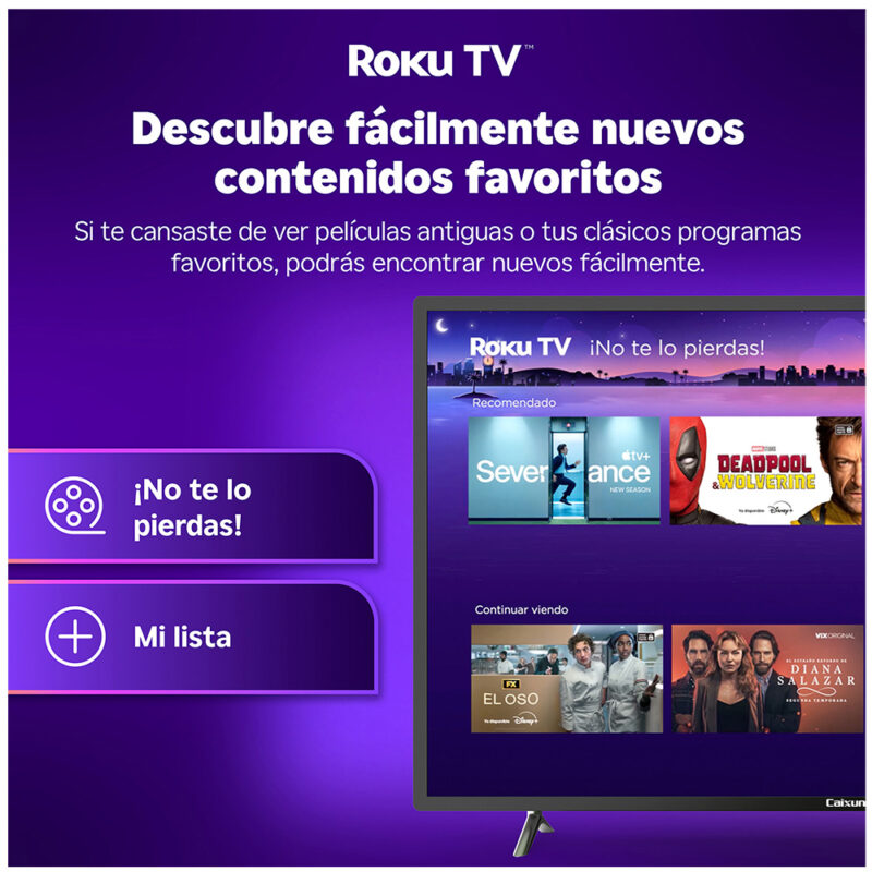 Smart TV 50” UHD ROKU