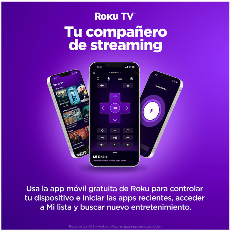 Smart TV 50” UHD ROKU