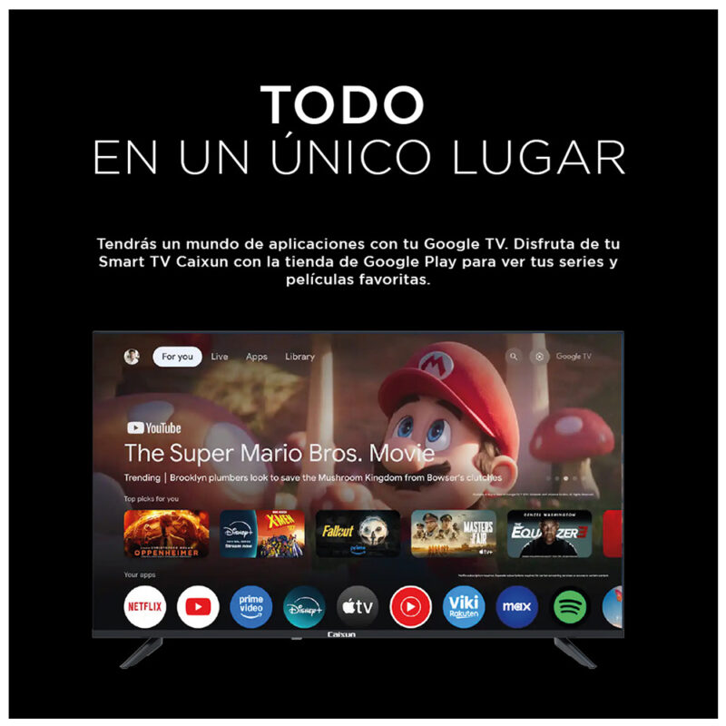 Smart TV 50” UHD Google TV